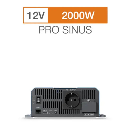 SonoPower IPPS2000-12 – 2000W puhdas siniaaltoinvertteri 12V