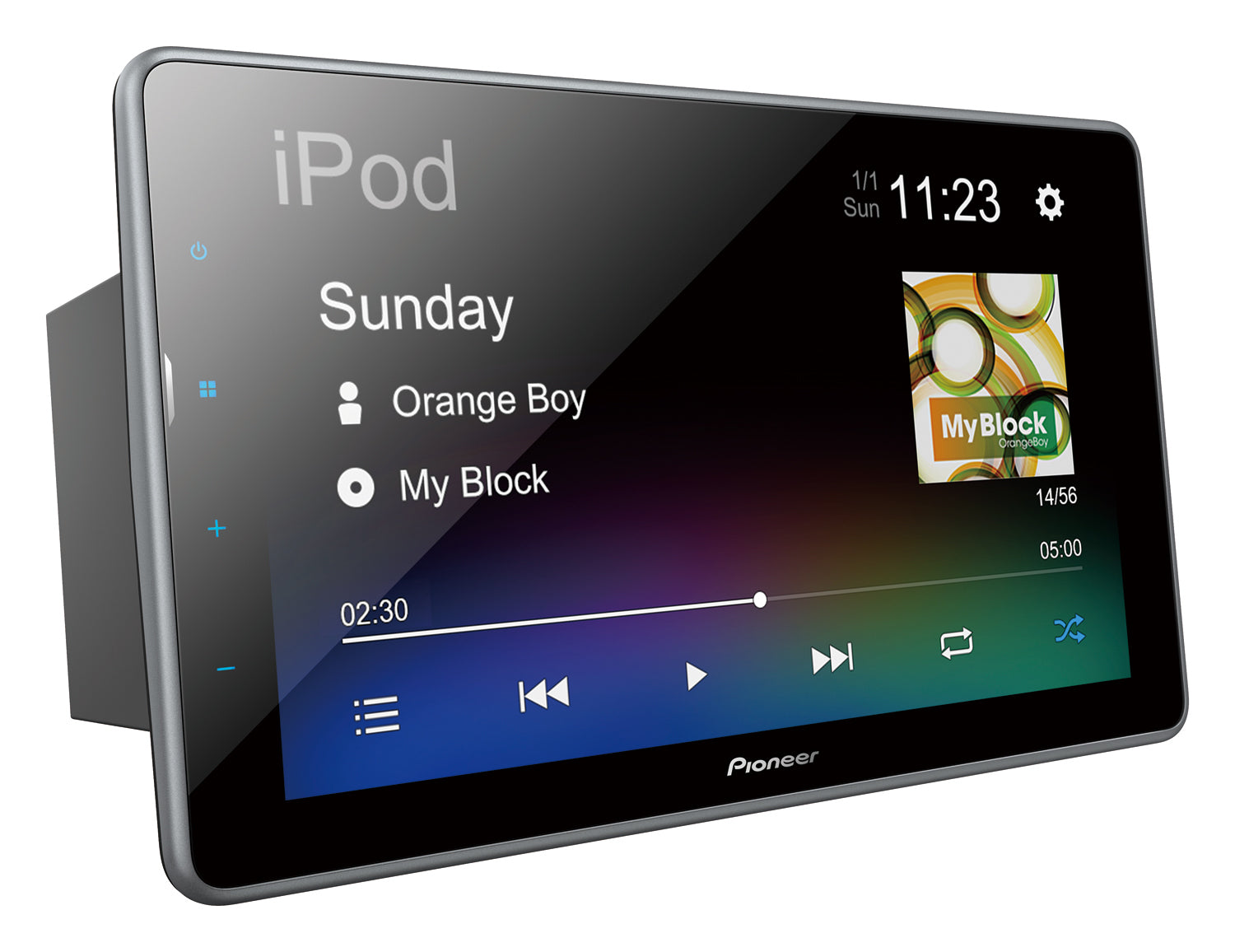 Pioneer DMH-AF555BT with mounting bracket