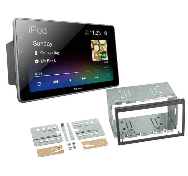 Pioneer DMH-AF555BT with mounting bracket