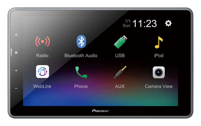 Pioneer DMH-AF555BT with mounting bracket