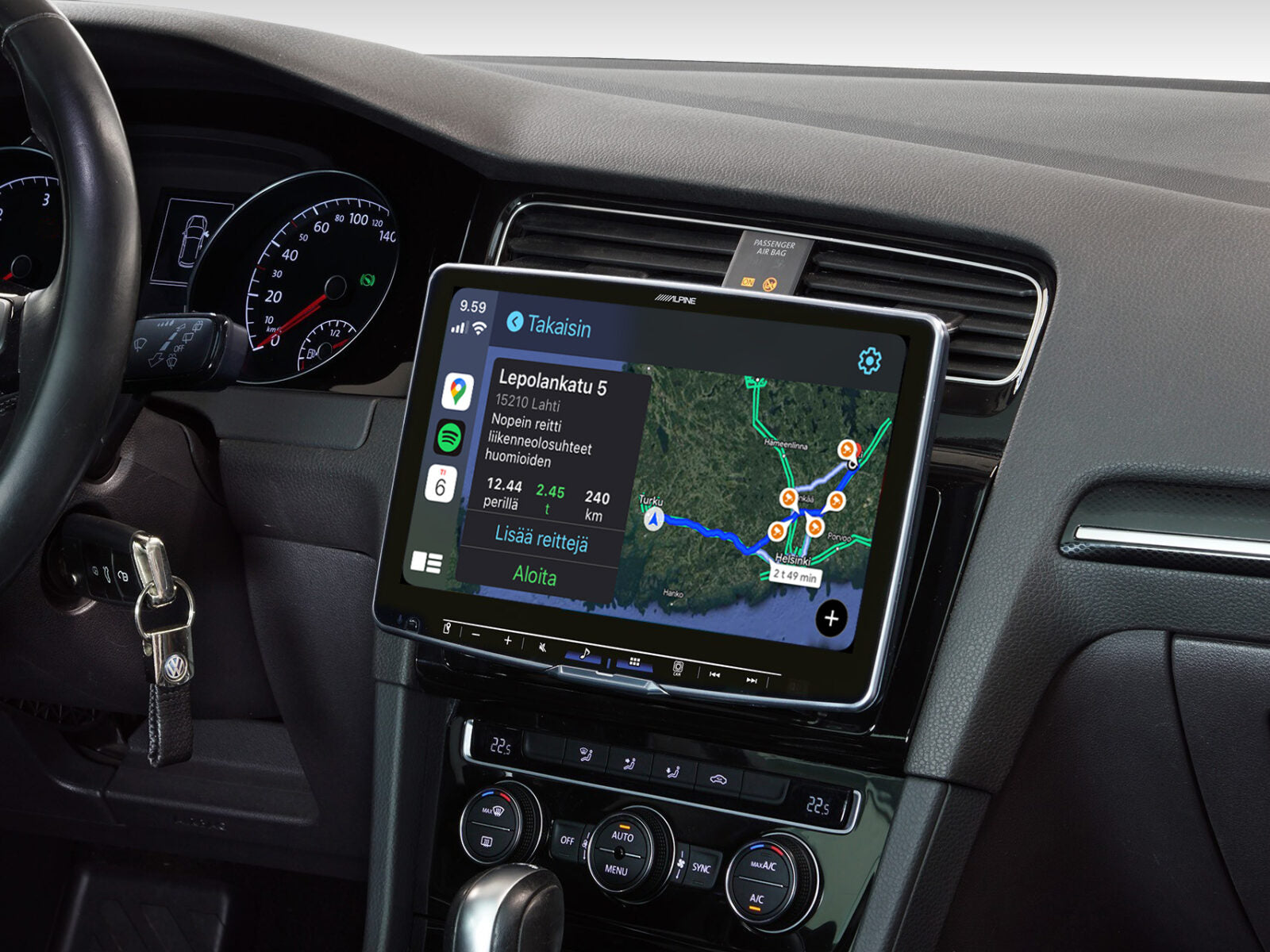 Alpine iLX-F115D-G7 kartta