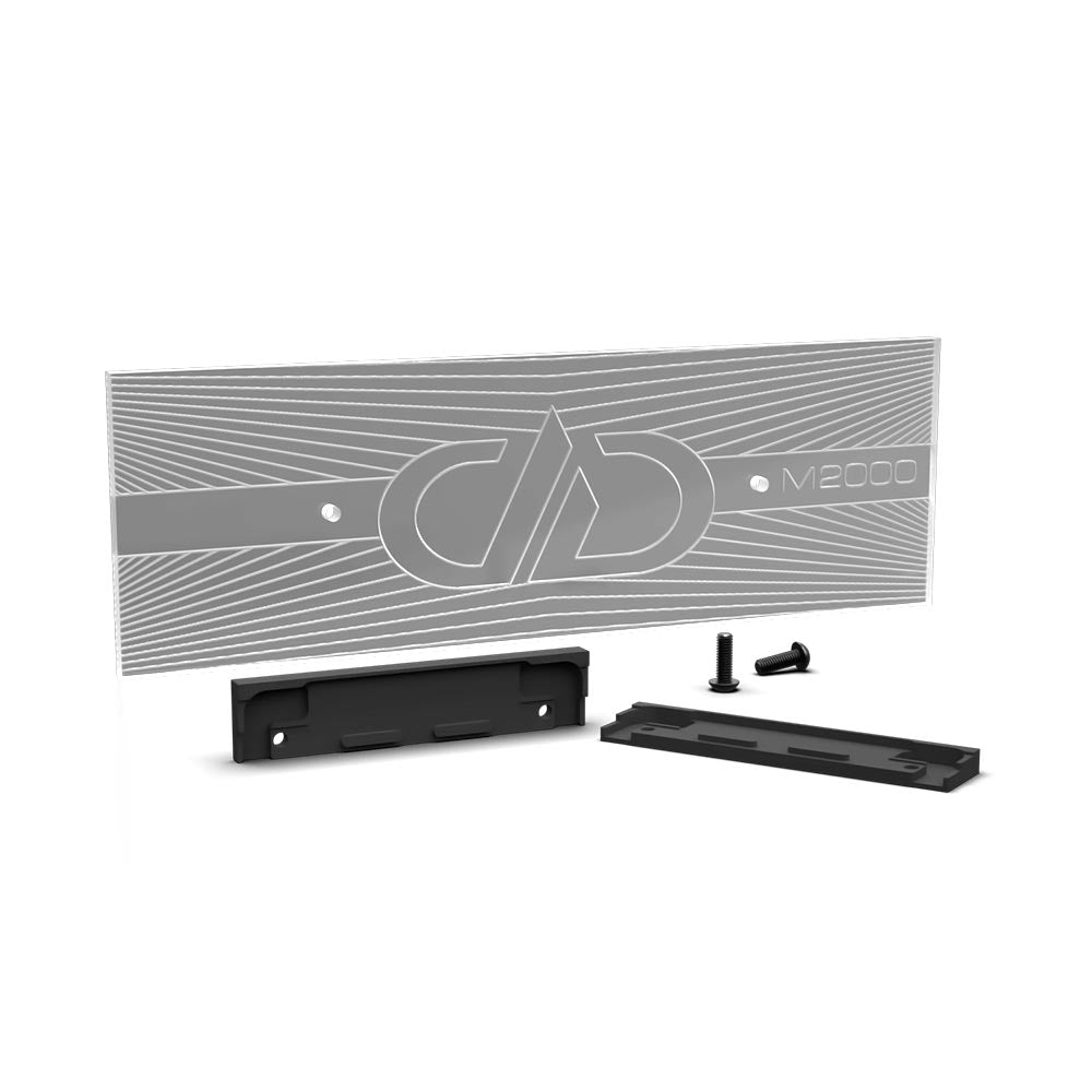 DD Audio M4000 Vanity Plate M4000VP-CLR-LAZER-KIT