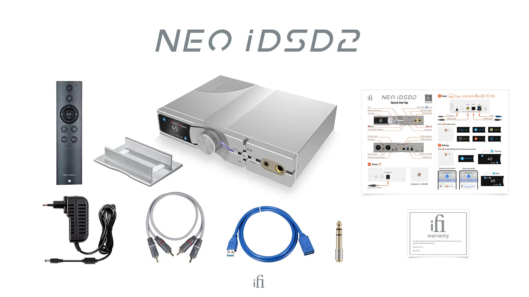 iFi NEO iDSD 2 DAC / Headphone Amplifier.