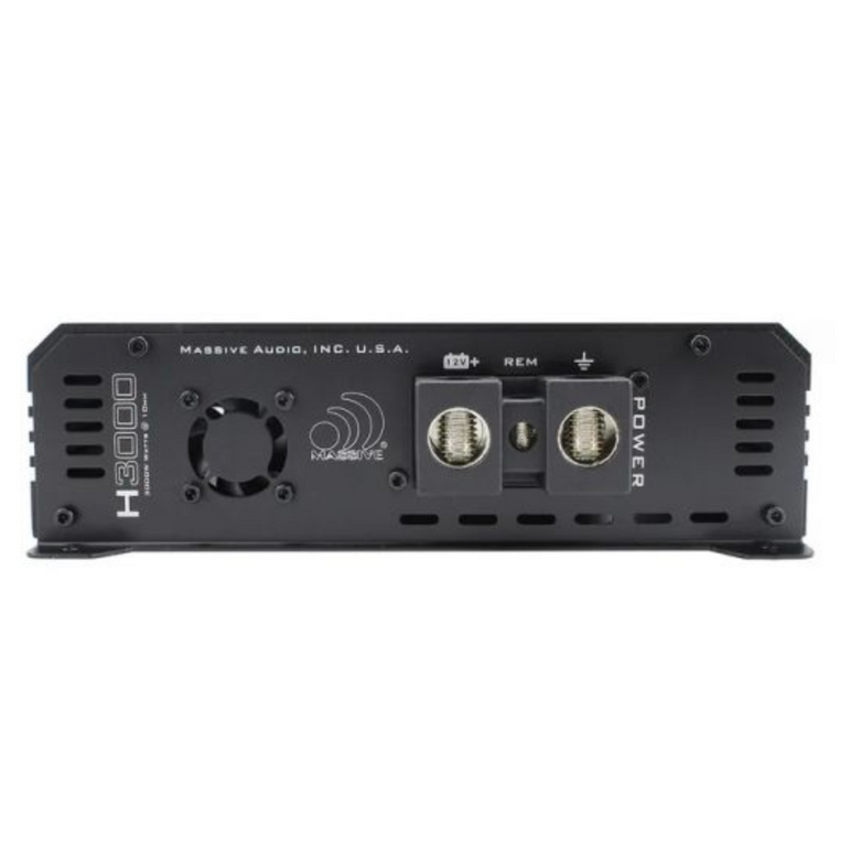 Massive Audio Hippo H3000 Monovahvistin 3000W RMS 1 Ohm Class D