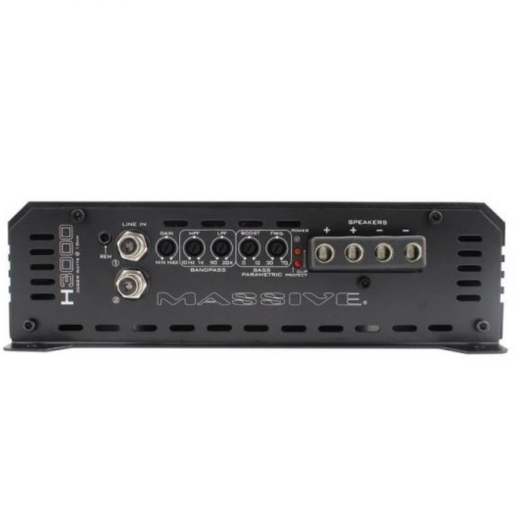 Massive Audio Hippo H3000 Monovahvistin 3000W RMS 1 Ohm Class D