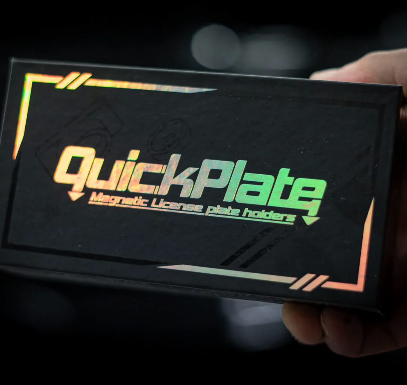 QuickPlate - Magneettinen Rekisterikilven teline