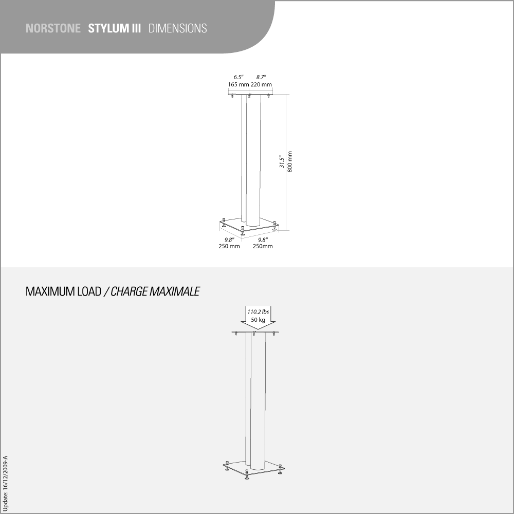 NorStone Stylum 3 Loudspeaker Stands