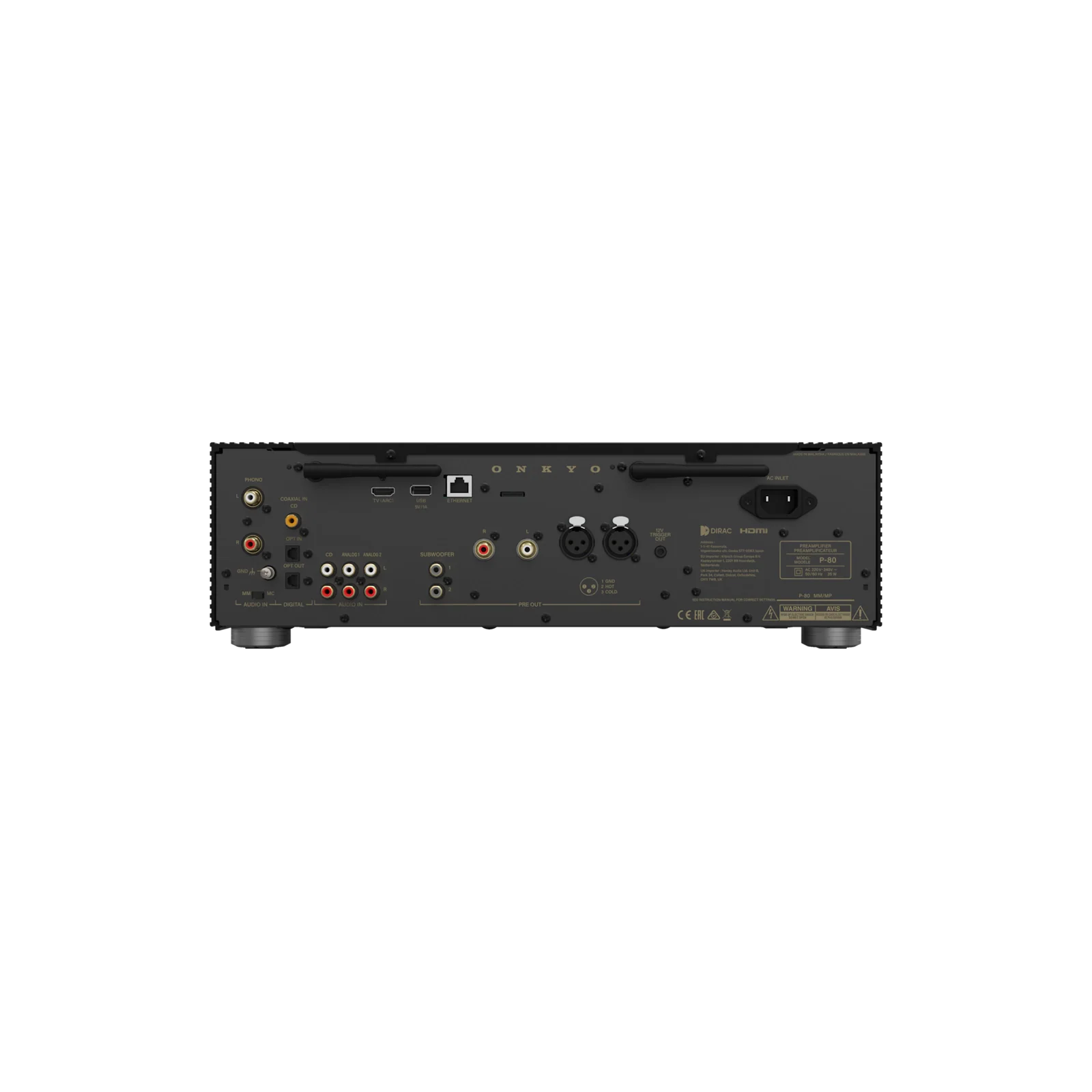 Onkyo P-80 esivahvistin / verkkosoitin