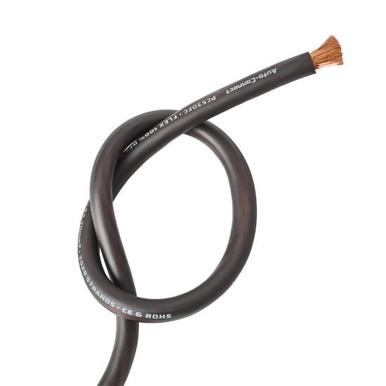 Auto-Connect 53mm² OFC Power Cable Black 20m