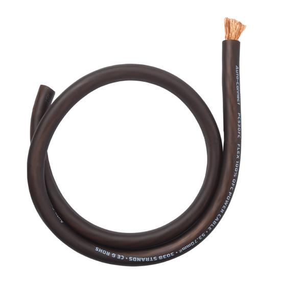 Auto-Connect 53mm² OFC Power Cable Black 20m