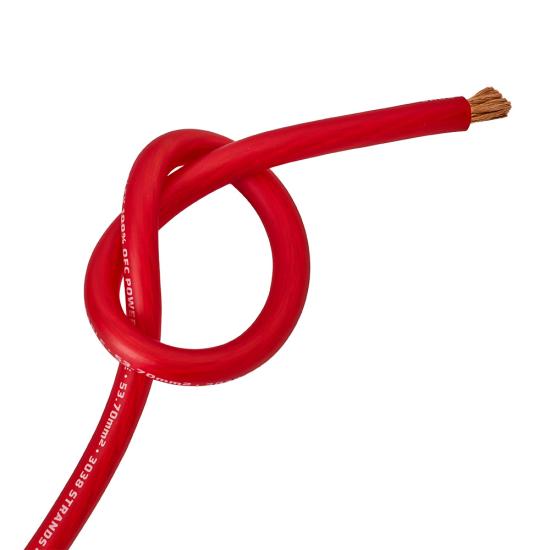 Auto-Connect 53mm² OFC Power Cable Red 20m