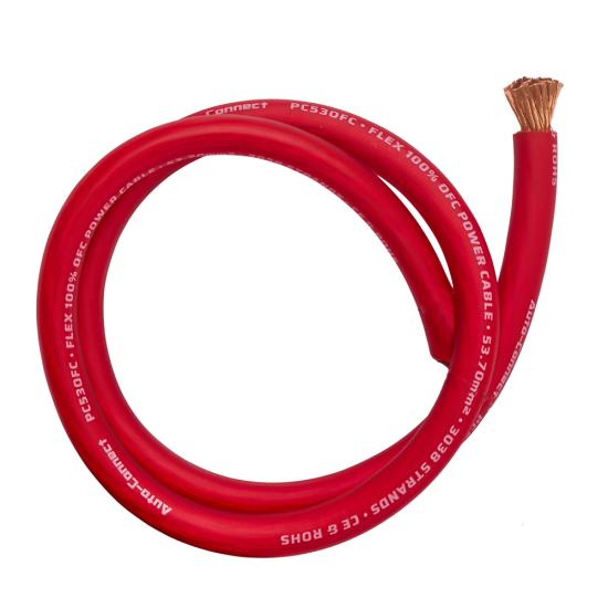 Auto-Connect 53mm² OFC Power Cable Red 20m