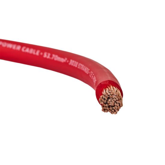 Auto-Connect 53mm² OFC Power Cable Red 20m