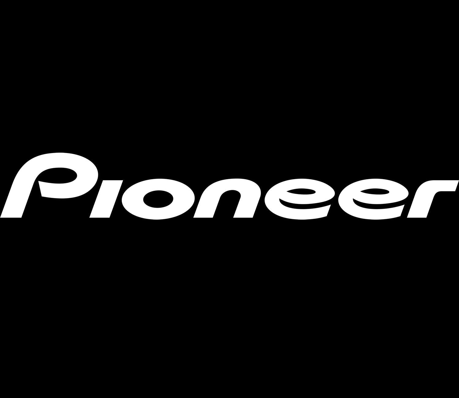 Pioneer Sticker 180x30 mm White PIONEER STICKER 180x30 White