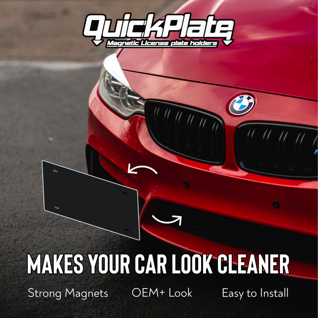 QuickPlate - Magneettinen Rekisterikilven teline