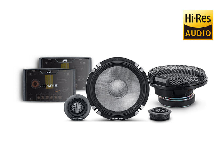 Alpine R2-S652 6.5" Component Speaker System Professional Hi-Res