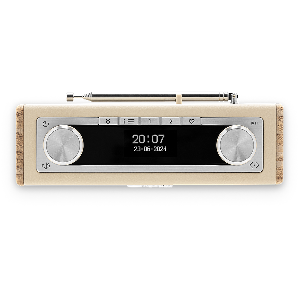 Roberts Radio Rambler Uno – Kompakti retroradio Bluetoothilla ja akkuparistojen latauksella