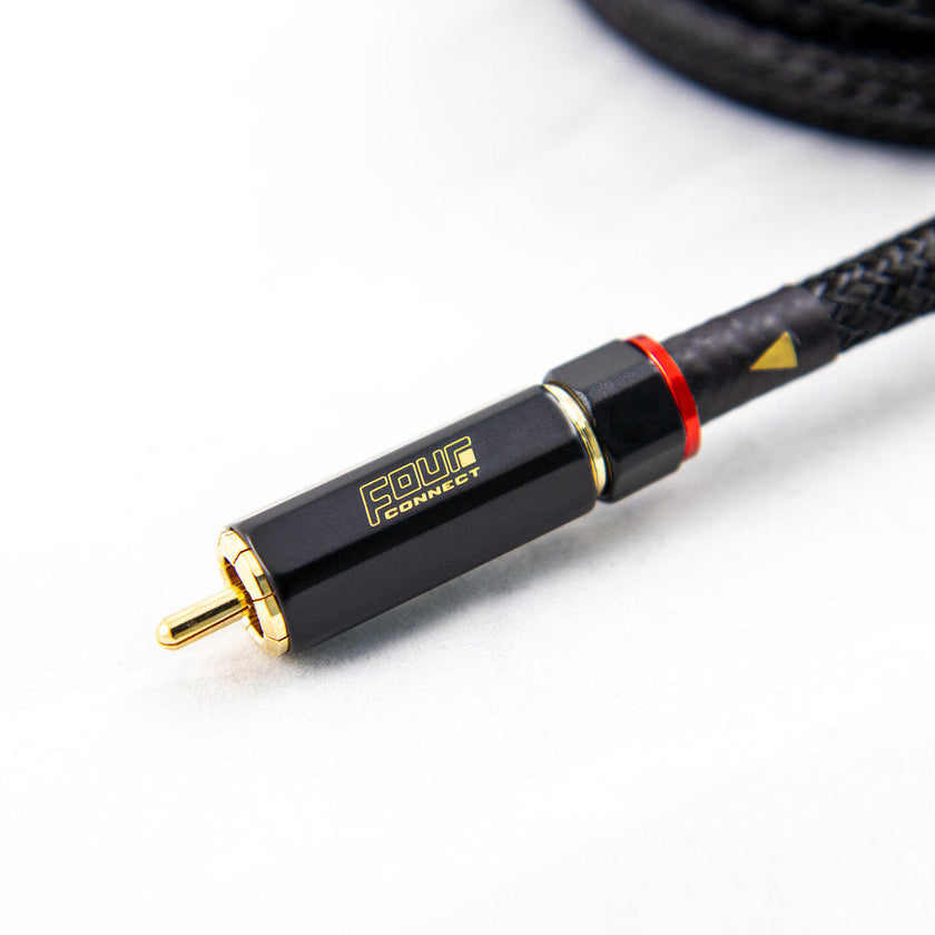 FOUR Connect SOLO RCA-kaapeli OCC Kupari 1-5m