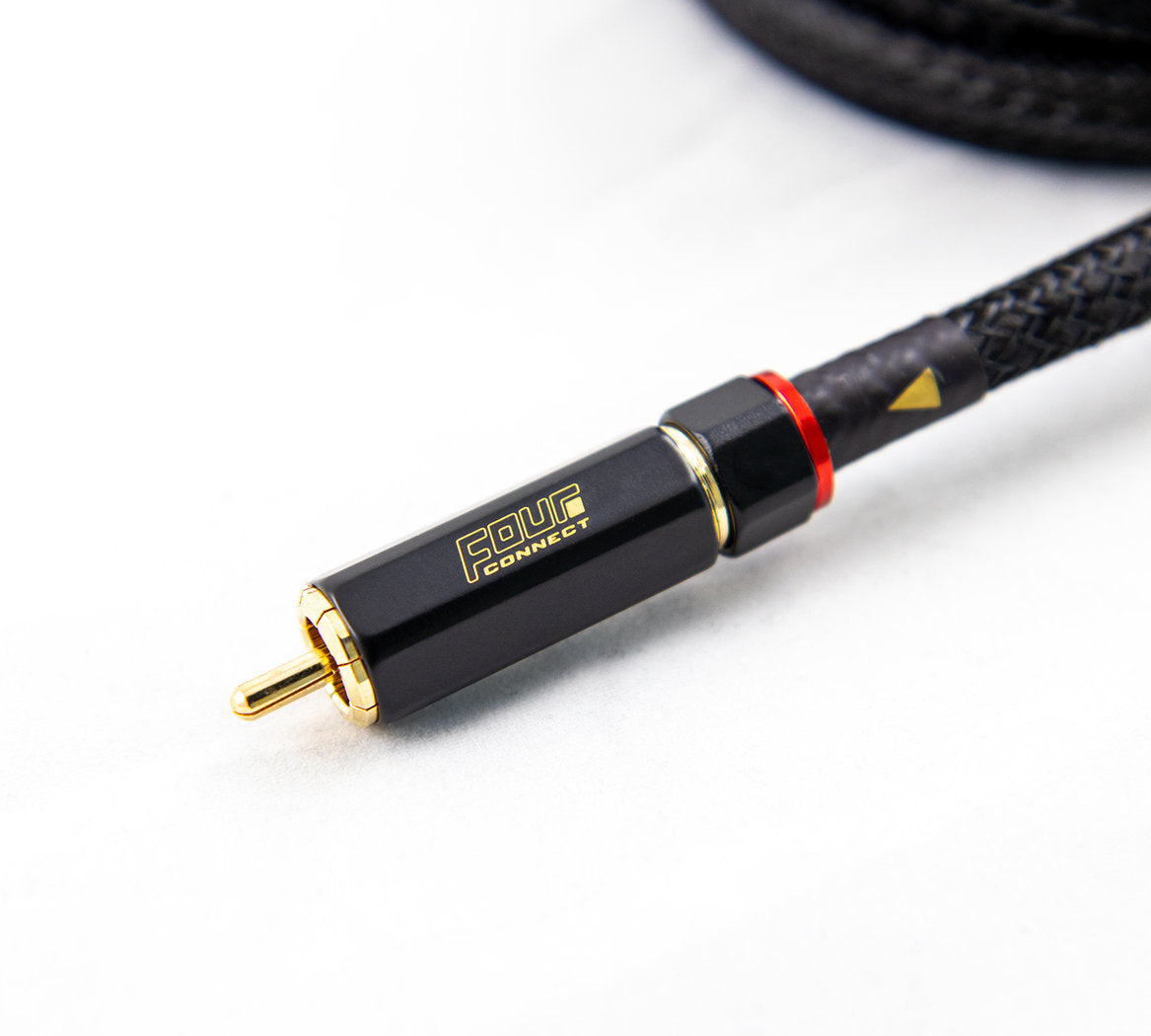 FOUR Connect SOLO RCA-kaapeli OCC Kupari 1-5m