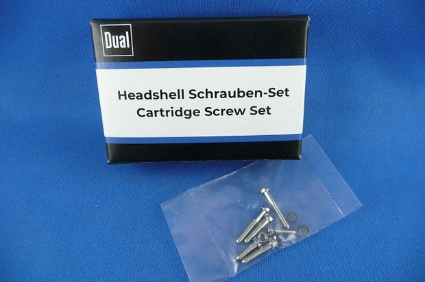 DUAL Headshell Screw-Set – Äänirasian ruuvisarja levysoittimeen