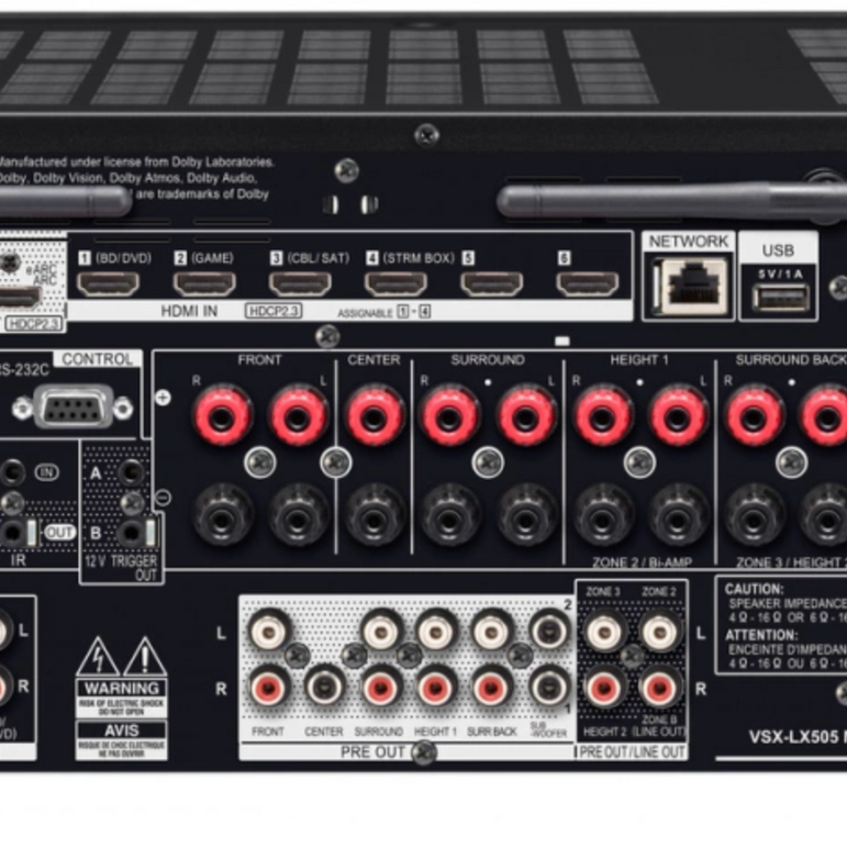 Pioneer VSX-LX505 9.2-Channel AV Receiver