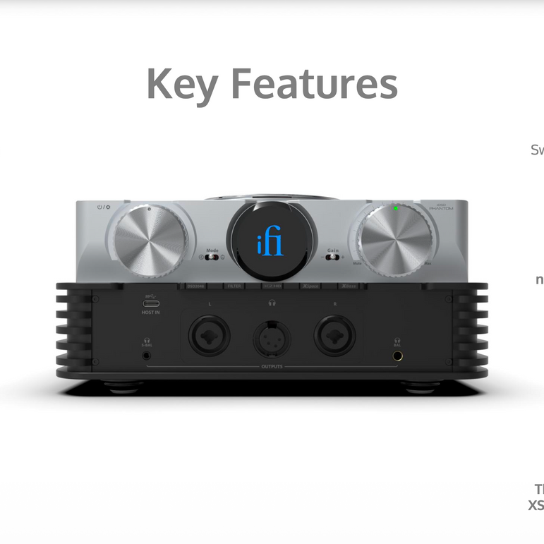 iFi iDSD PHANTOM Headphone Amplifier / DAC / Network Player