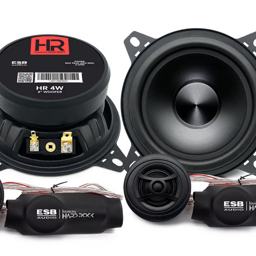 ESB Audio HR 4K2X erillissarja – 4" 2-tie, 4Ω 50W