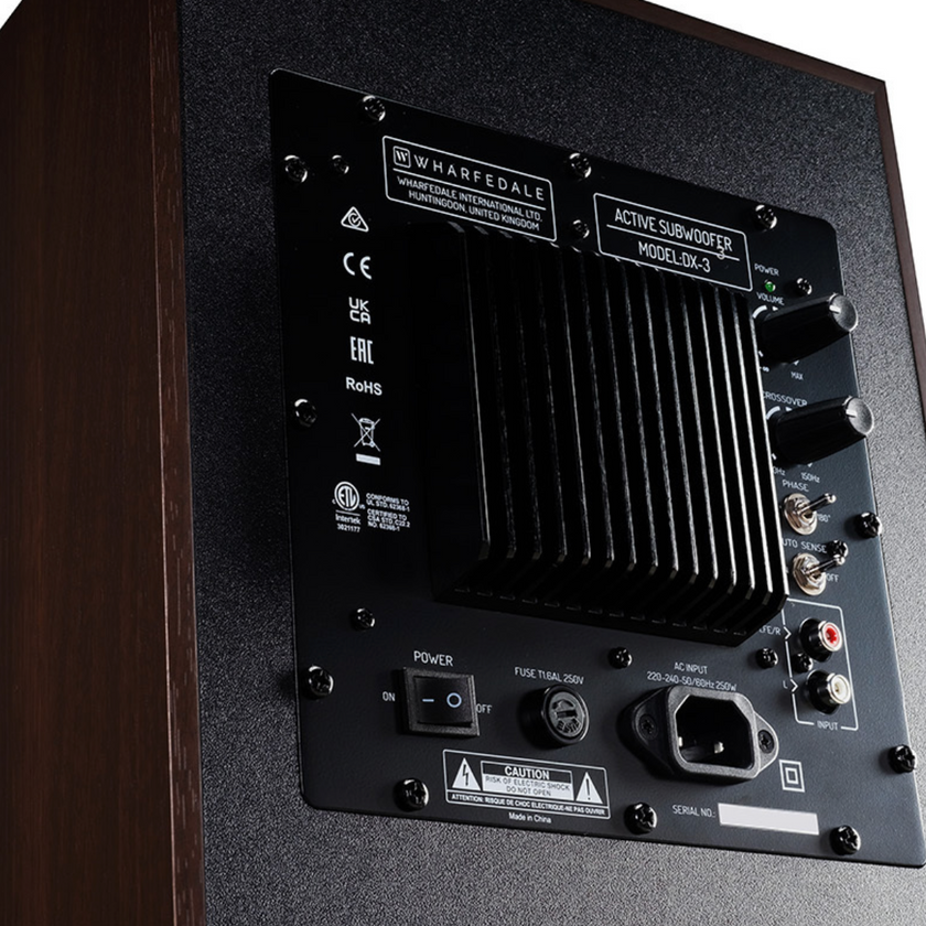 Wharfedale DX-3 HCP 5.1-kaiutinjärjestelmä – 8" sub