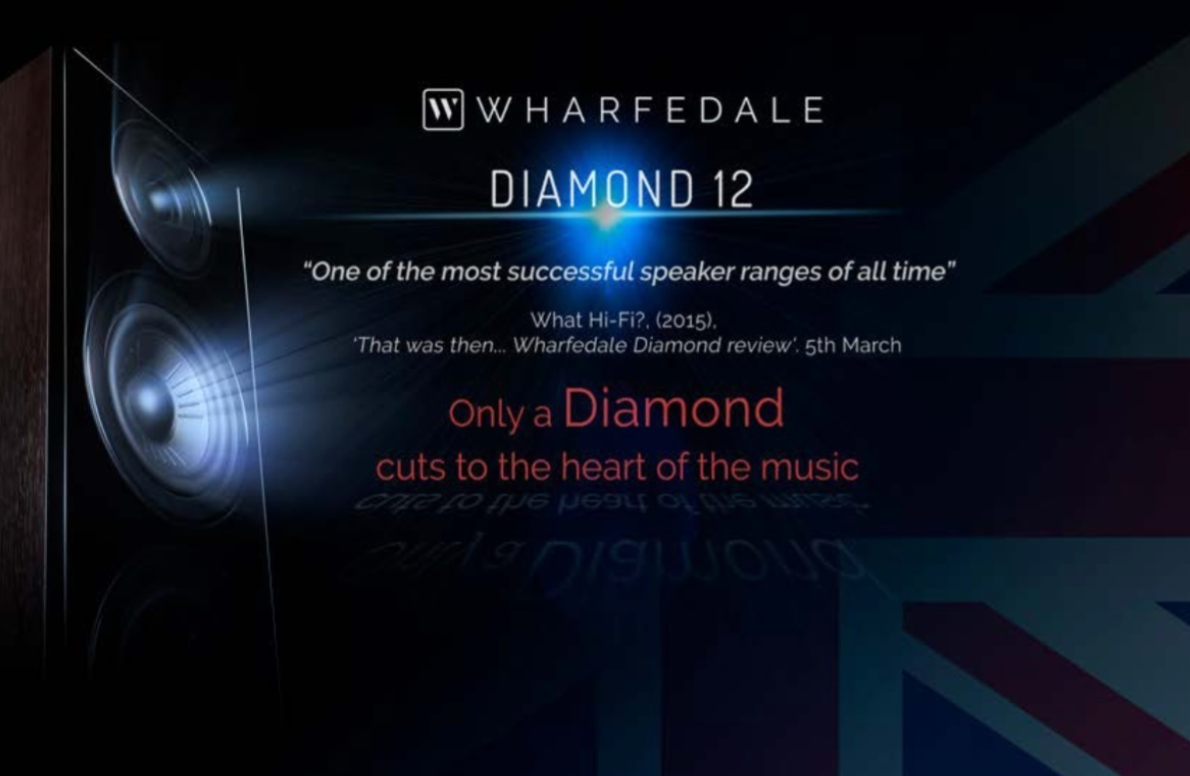 Wharfedale Diamond 12.2 jalustakaiutin – 2-tie 88dB 8Ω