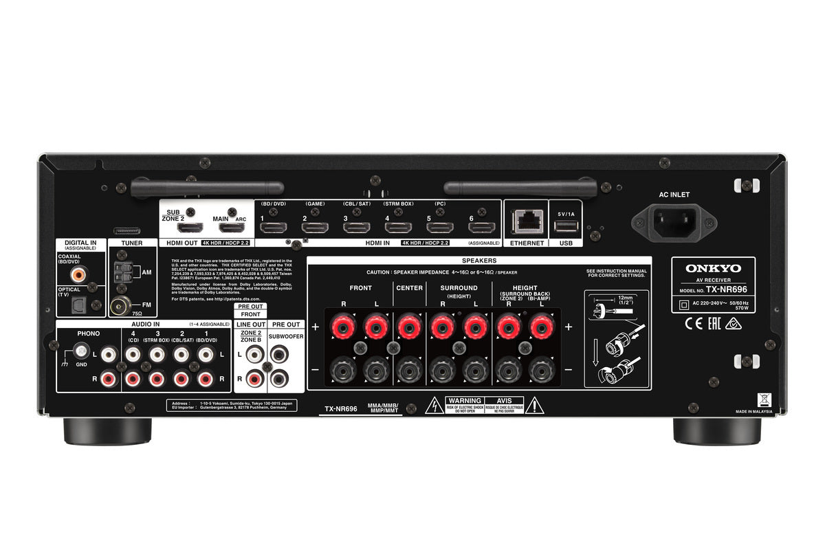 Onkyo TX-NR696 7.2 AV-vahvistin