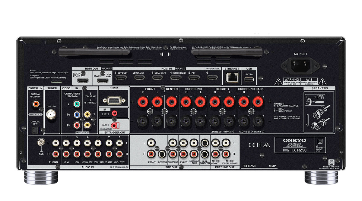 Onkyo TX-RZ50 9.2 AV-vahvistin