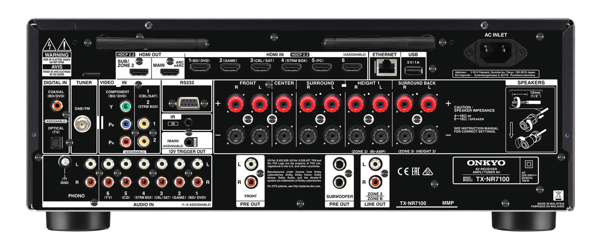 Onkyo TX-NR7100 9.2 AV-vahvistin