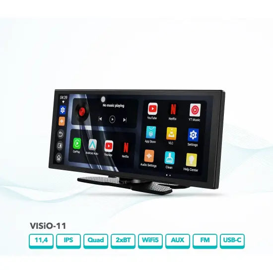 SonoVision VISiO-11 On-Dash Android 15 -näyttö | 11,4