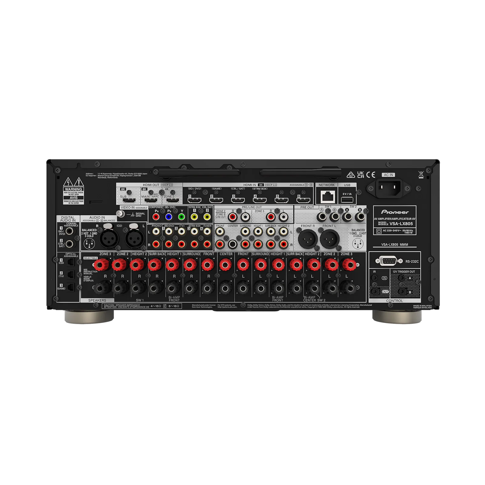Pioneer VSA-LX805 11.4 AV-vahvistin
