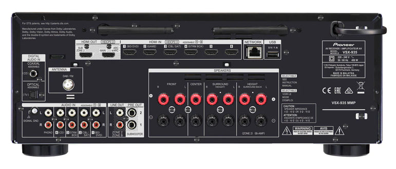 Pioneer VSX-935 7.2-kanavainen AV-vahvistin