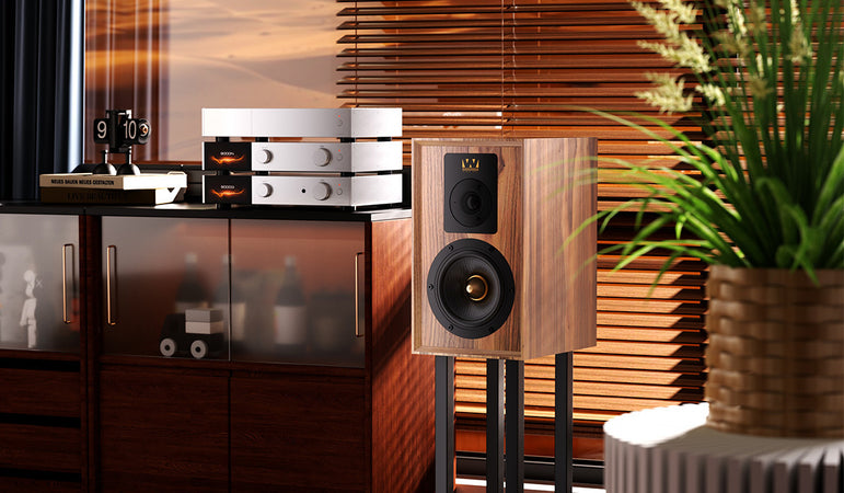 Wharfedale Aston jalustakaiutinpari + Aston Stand - 2-tie 86 dB