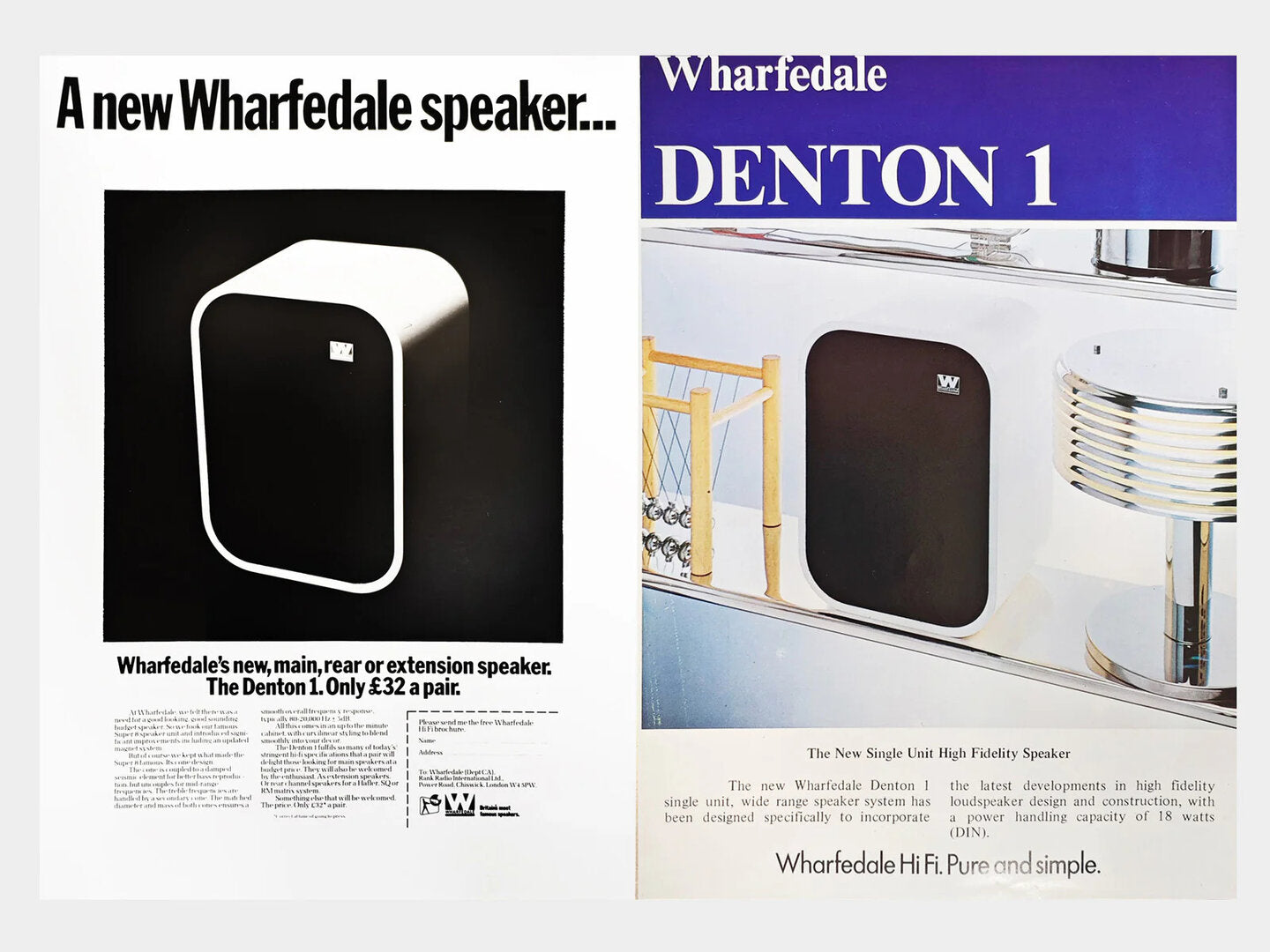 Wharfedale Denton 1S jalustakaiutin