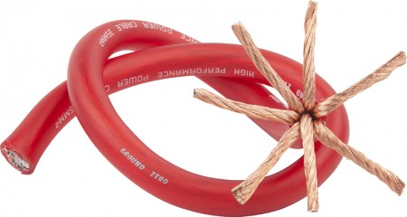Ground Zero Power cable 35mm2 SOFT 30m red X-GZPC 35R