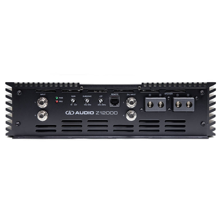 DD Audio Z12000 mono amplifier, flawless trade show demo