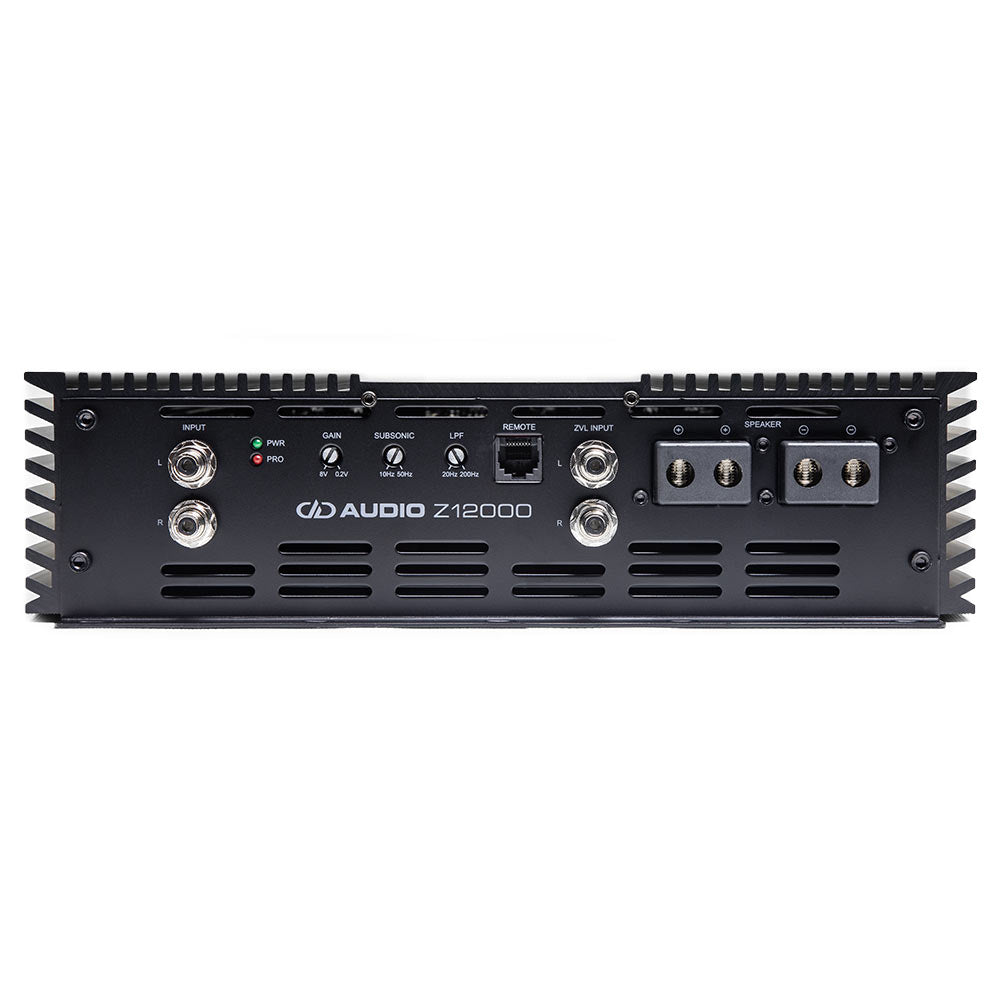 DD Audio Z12000 mono amplifier, flawless trade show demo