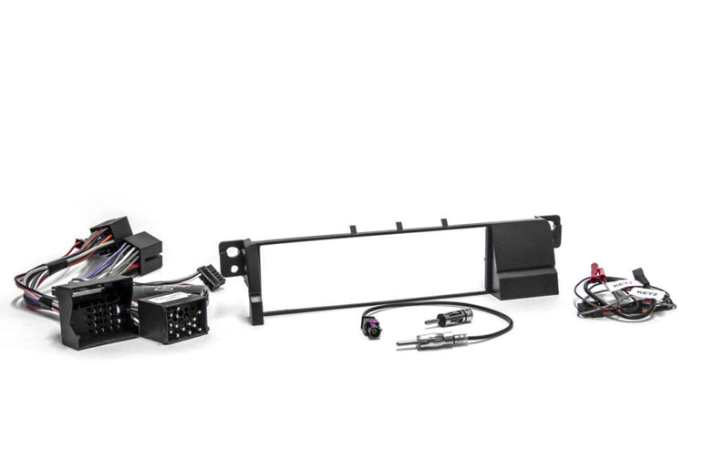 E46 1998 – 2005 Installation kit for installing a 1-DIN player