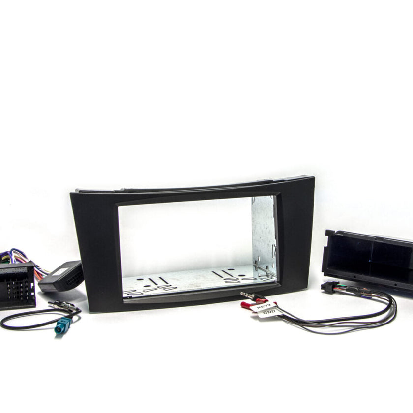 E-sarja 2003 – 2008 (W211) 1-DIN/2-DIN soittimen asennuskitti AH-KIT-MB03