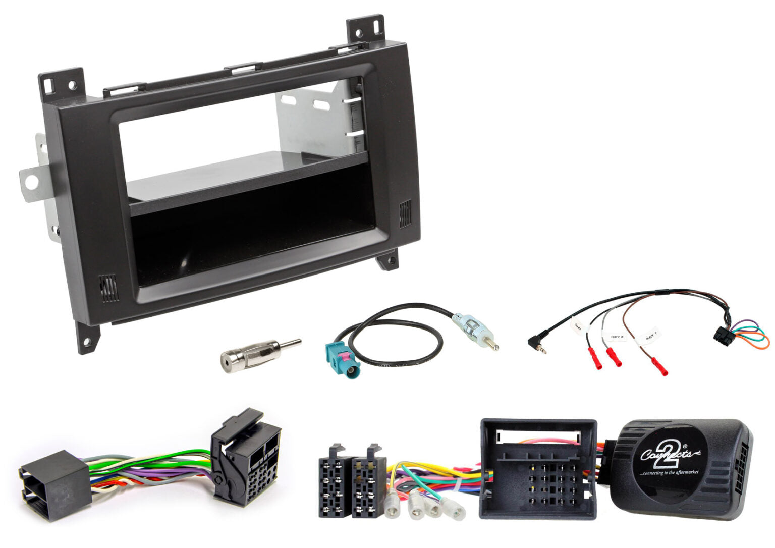Vito 2006 – 2014 (W639) 2-DIN car stereo installation kit
