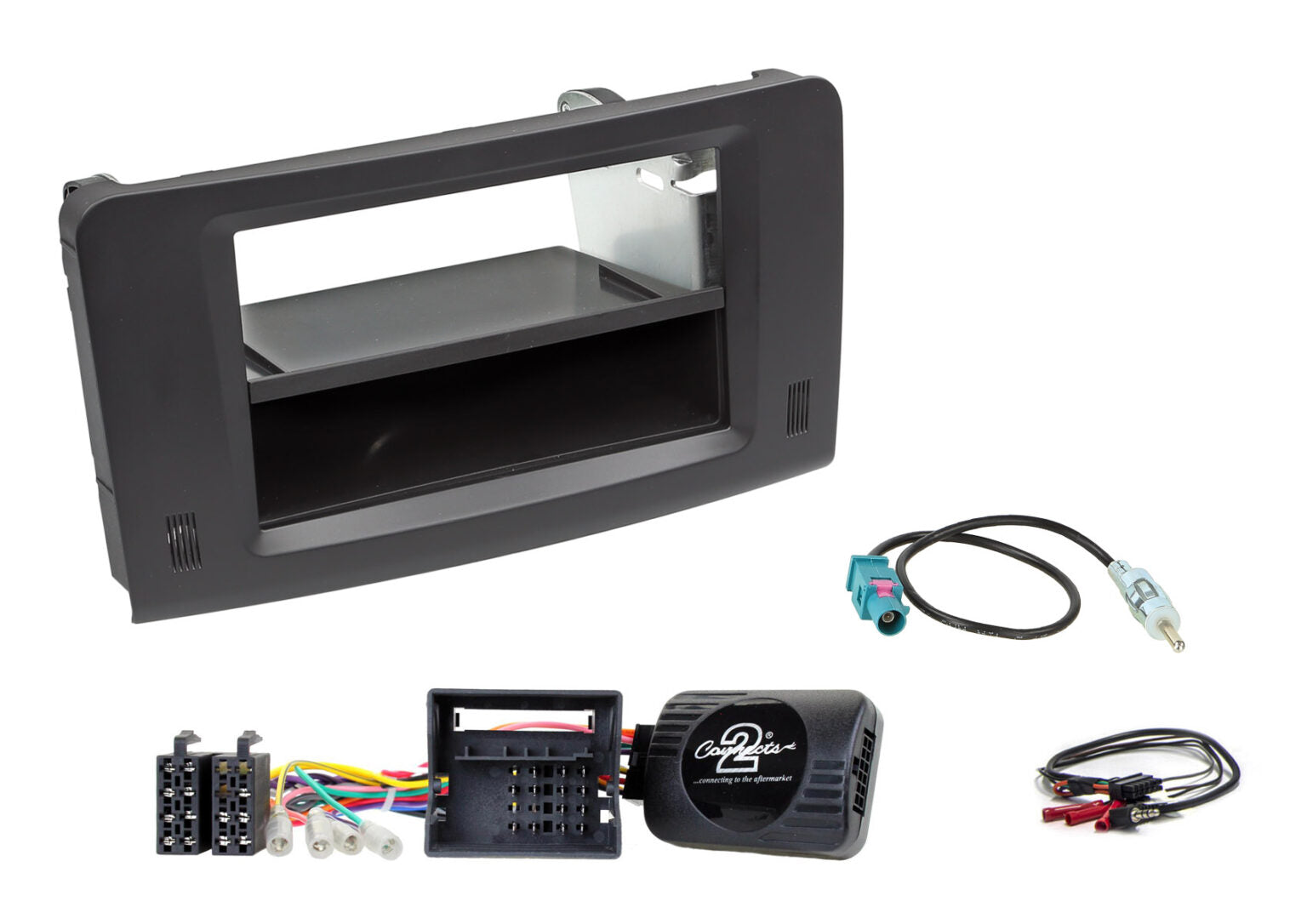 ML 2005 – 2011 (W164) / GL (X164) 2006 – 2012 1-DIN/2-DIN player installation kit