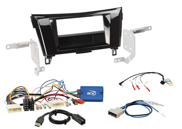 QASHQAI 2014 – 2017 Acenta 1-DIN/2-DIN soittimen asennuskitti AH-KIT-NIS07