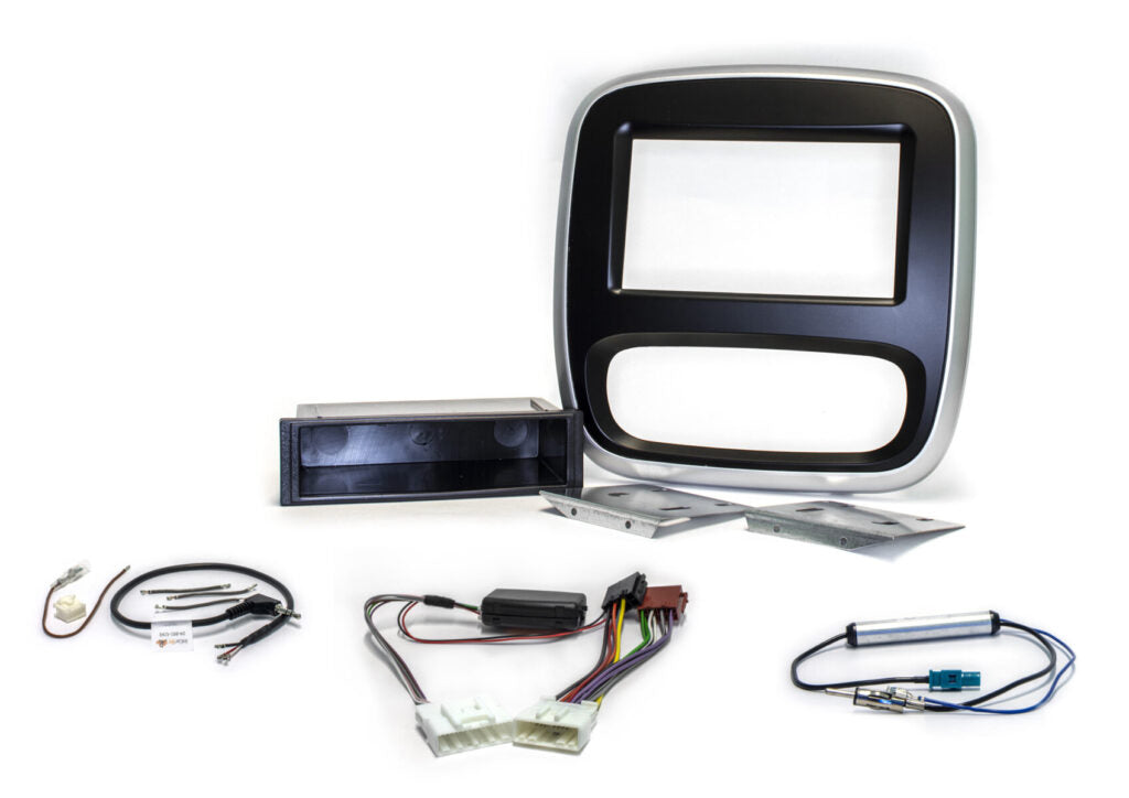 Vivaro / NV300 / Trafic 2014-> Installation kit for installing 1-DIN and 2-DIN player