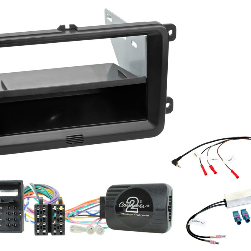 Transporter T6, Amarok etc. 2015-> (also Halo9/Halo11) 1-DIN/2-DIN player installation kit