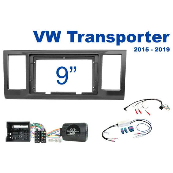 Audiohellman AH-KIT9-VW06 asennussarja VW T6, 9" Non-DIN