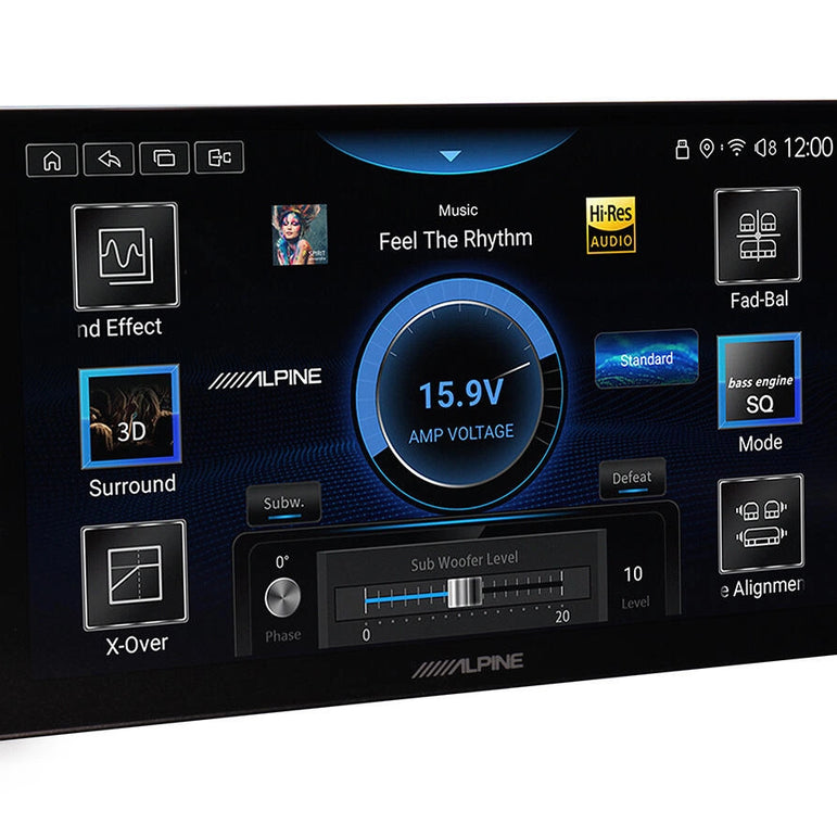 Alpine INE-AX809 9" multimediasoitin, 8/256 GB, DSP, optinen lähtö