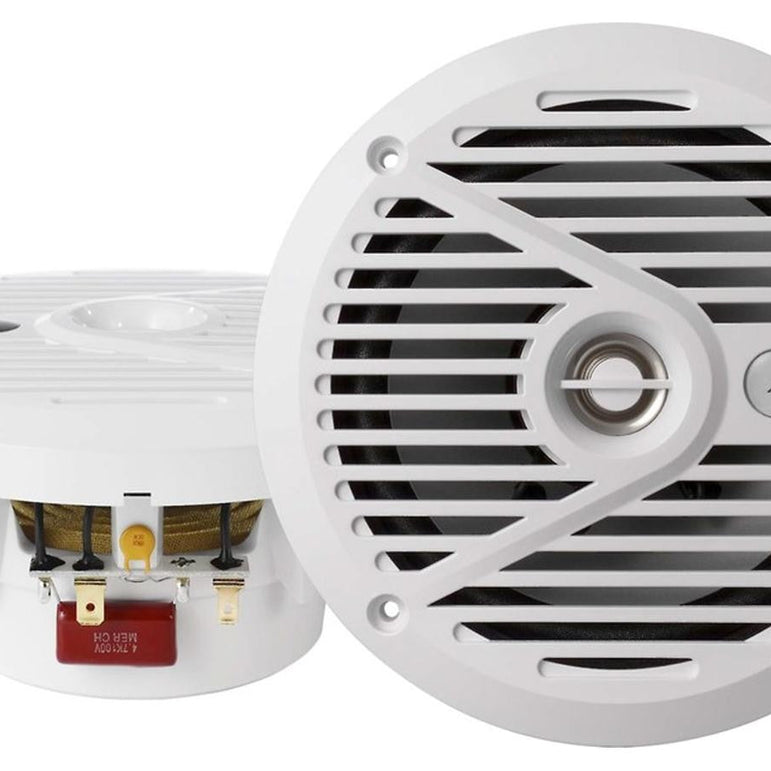 Alpine SPS-M601W 6.5" Marine Coaxial Speaker White